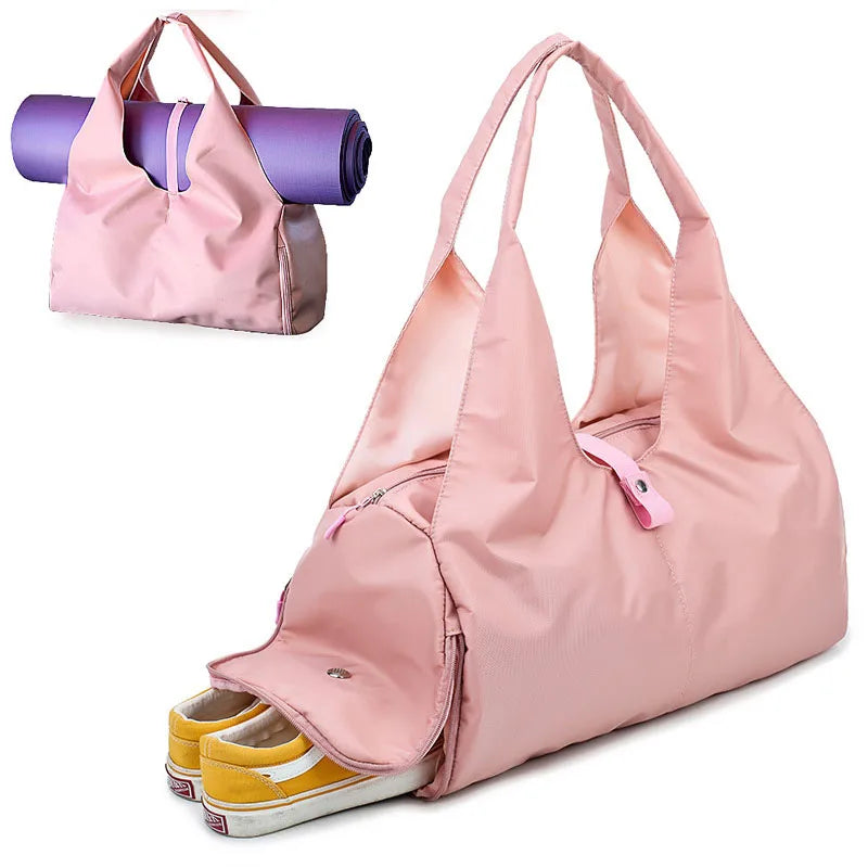 Versatile Yoga Mat Bag - Stylish Gym Fitness Handbag for Men & Women - Perfect for Training & Travel - Durable Nylon Outdoor Sports Tote - XA441WA
