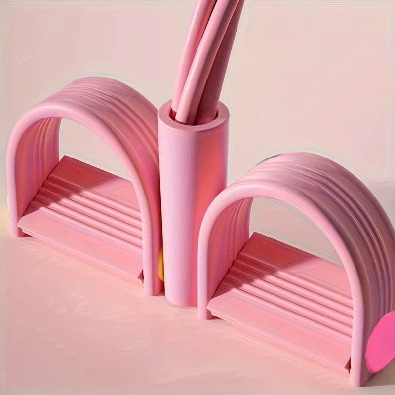 Thickened Four-Tube Abdominal Pull-Up Machine for Women, Home Yoga Fitness Equipment with Exercise Rope